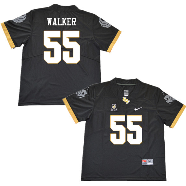 Men #55 Ike Walker UCF Knights College Football Jerseys Sale-Black